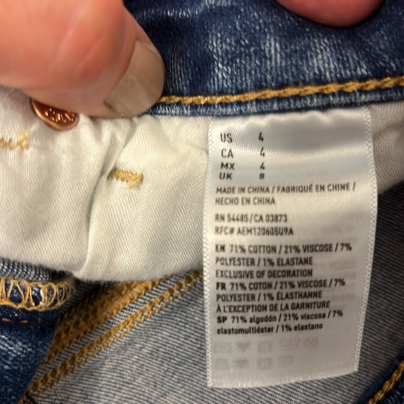 American Eagle denim skirt size 4 - Picture 4 of 6